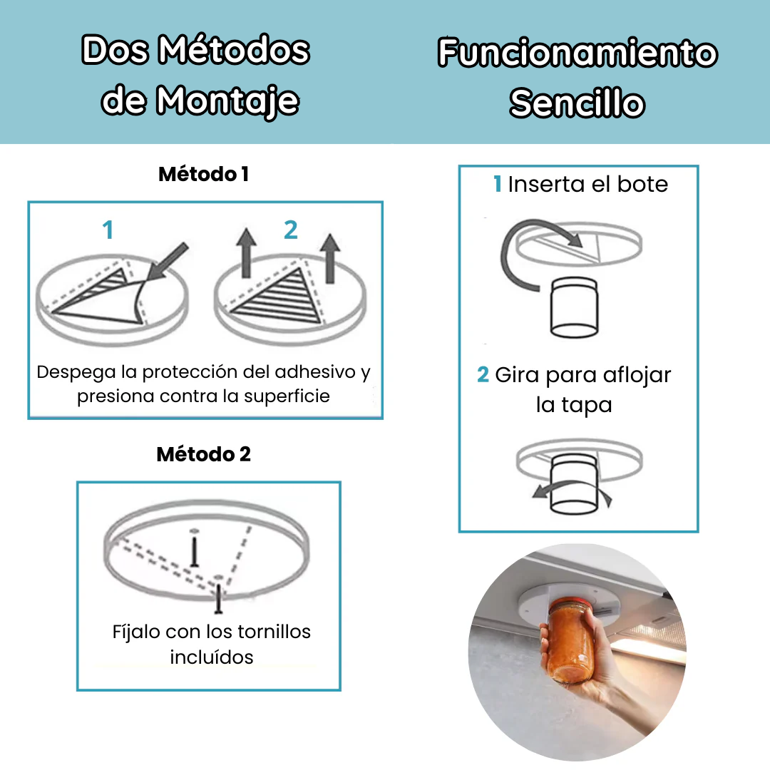 Abridor de Frascos Universal